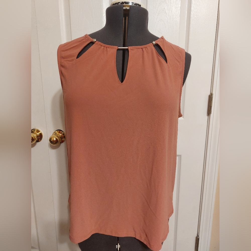 Cute Dressy Mauve Blouse